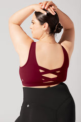 Corset Bra - Crimson from POPFLEX