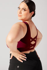 Corset Bra - Crimson from POPFLEX