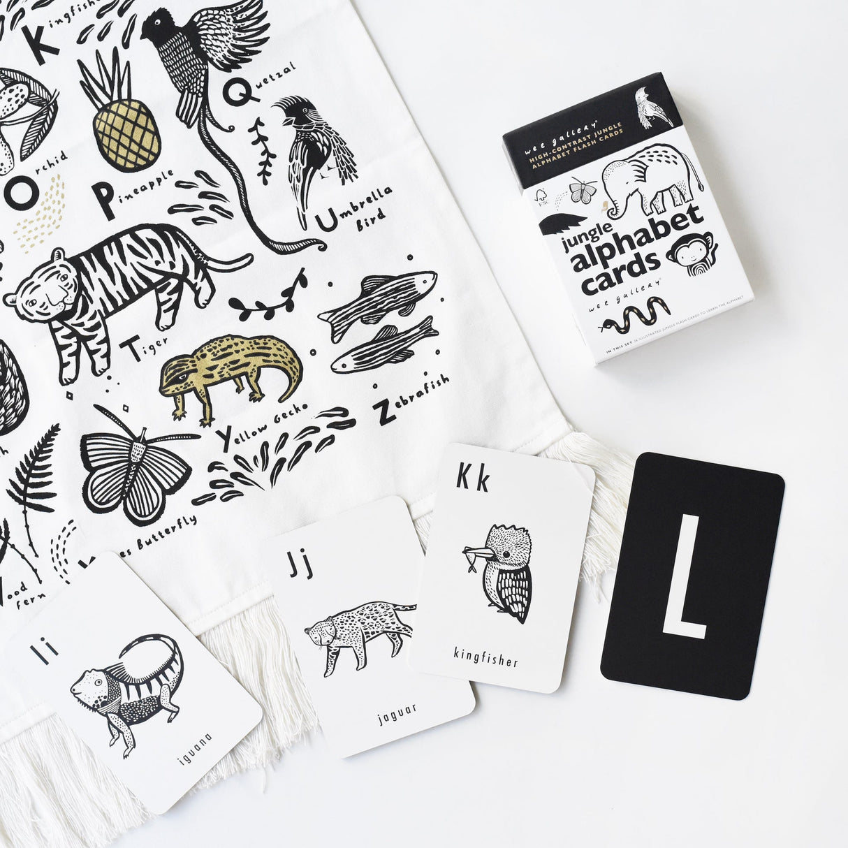 Jungle Alphabet Cards From Wee Gallery