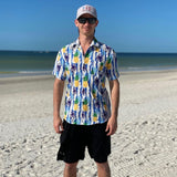 Super Stretch - Jungle Pineapple Hawaiian Shirt from Tropical Bros