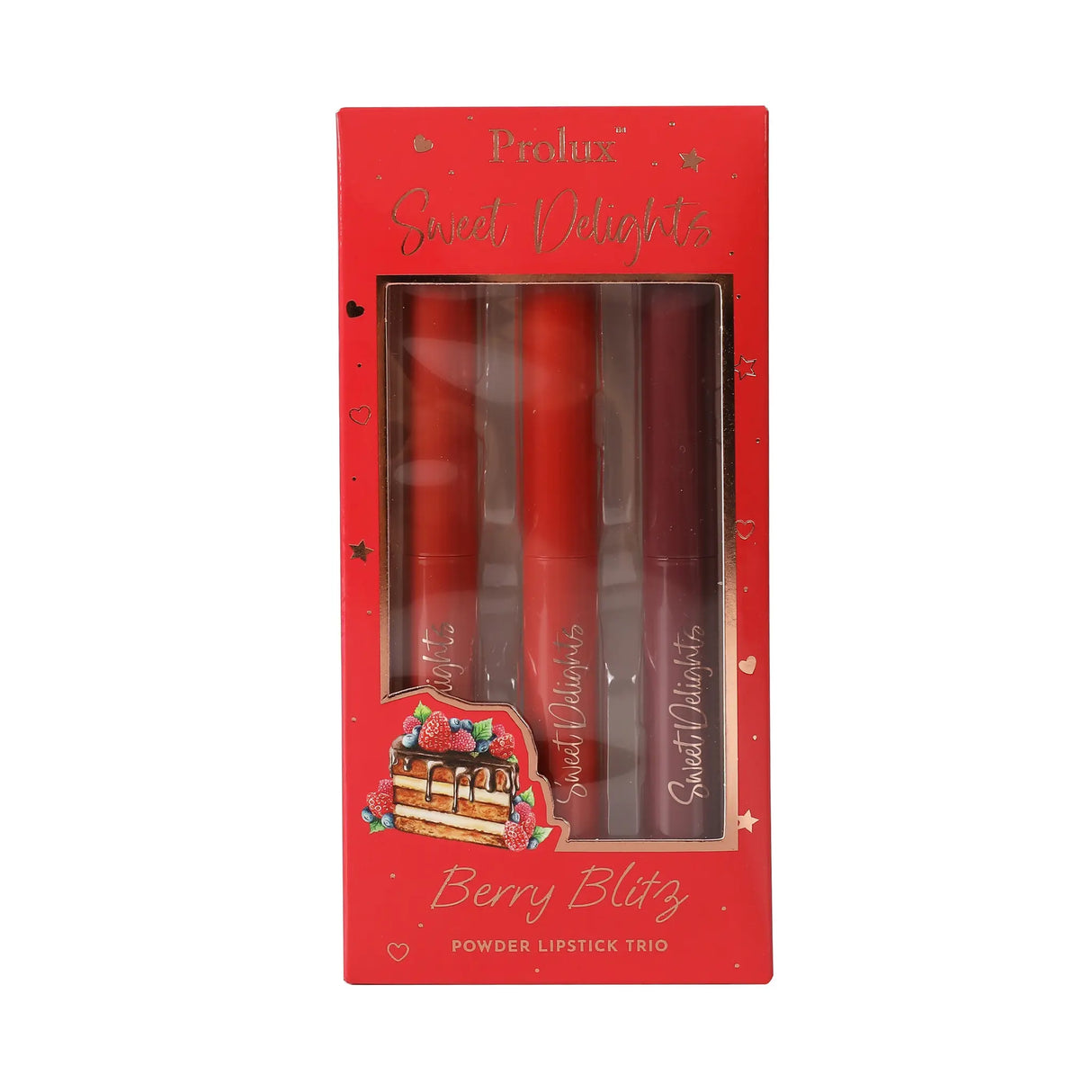 Sweet Delights - Powder Lipstick Trio from Prolux Cosmetics