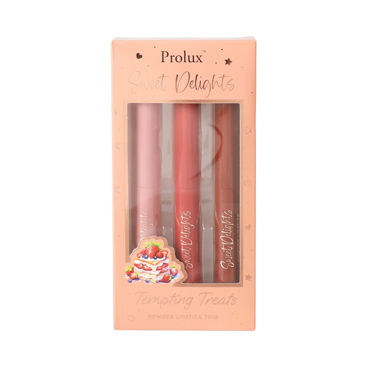 Sweet Delights - Powder Lipstick Trio from Prolux Cosmetics