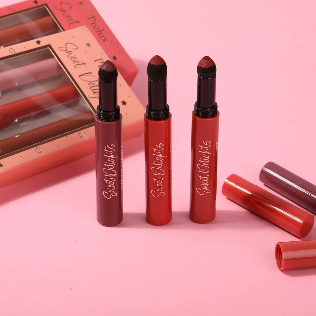 Sweet Delights - Powder Lipstick Trio from Prolux Cosmetics