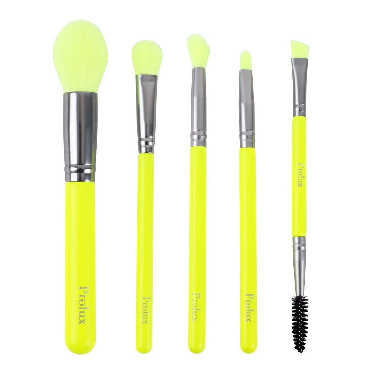 Deluxe Neon Brush Set | Makeup Brush Set From Prolux Cosmetics