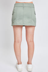 Women’s Belted Mini Cargo Skirt From YMI JEANS