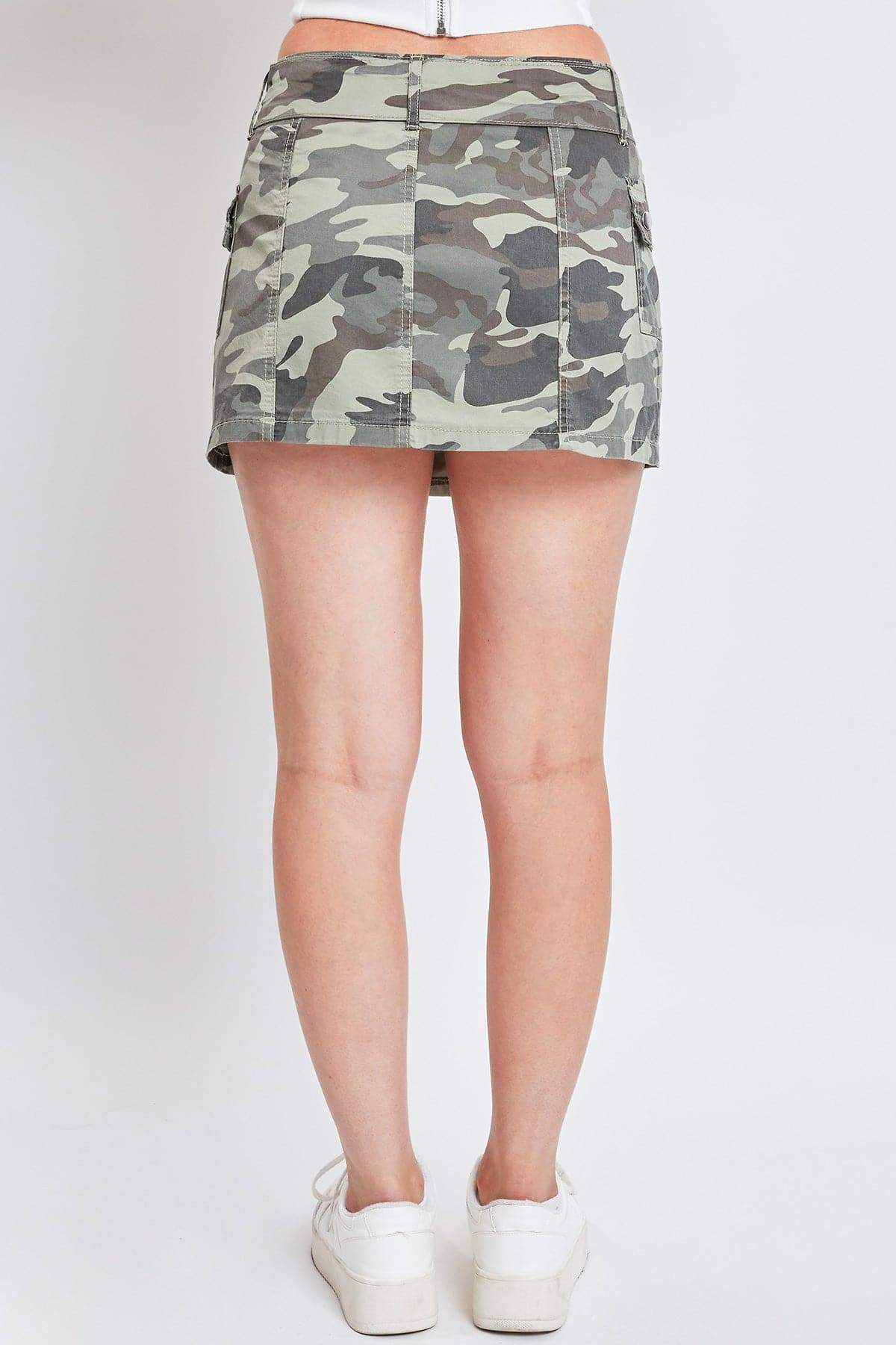 Women’s Belted Mini Cargo Skirt From YMI JEANS