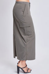 Women's Midi Cargo Parachute Skirt From YMI JEANS
