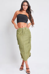 Women's Maxi Cargo Skirt From YMI JEANS