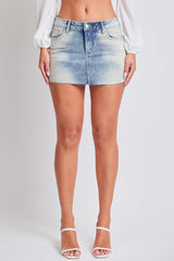 Women's Micro Mini Skirt With Raw Hem From YMI JEANS