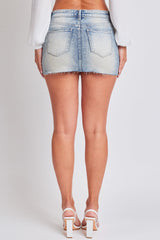 Women's Micro Mini Skirt With Raw Hem From YMI JEANS