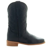 Black Square Toe Kids Western Boots | Kids Western Dance Boots (K3004) from Soto Boots