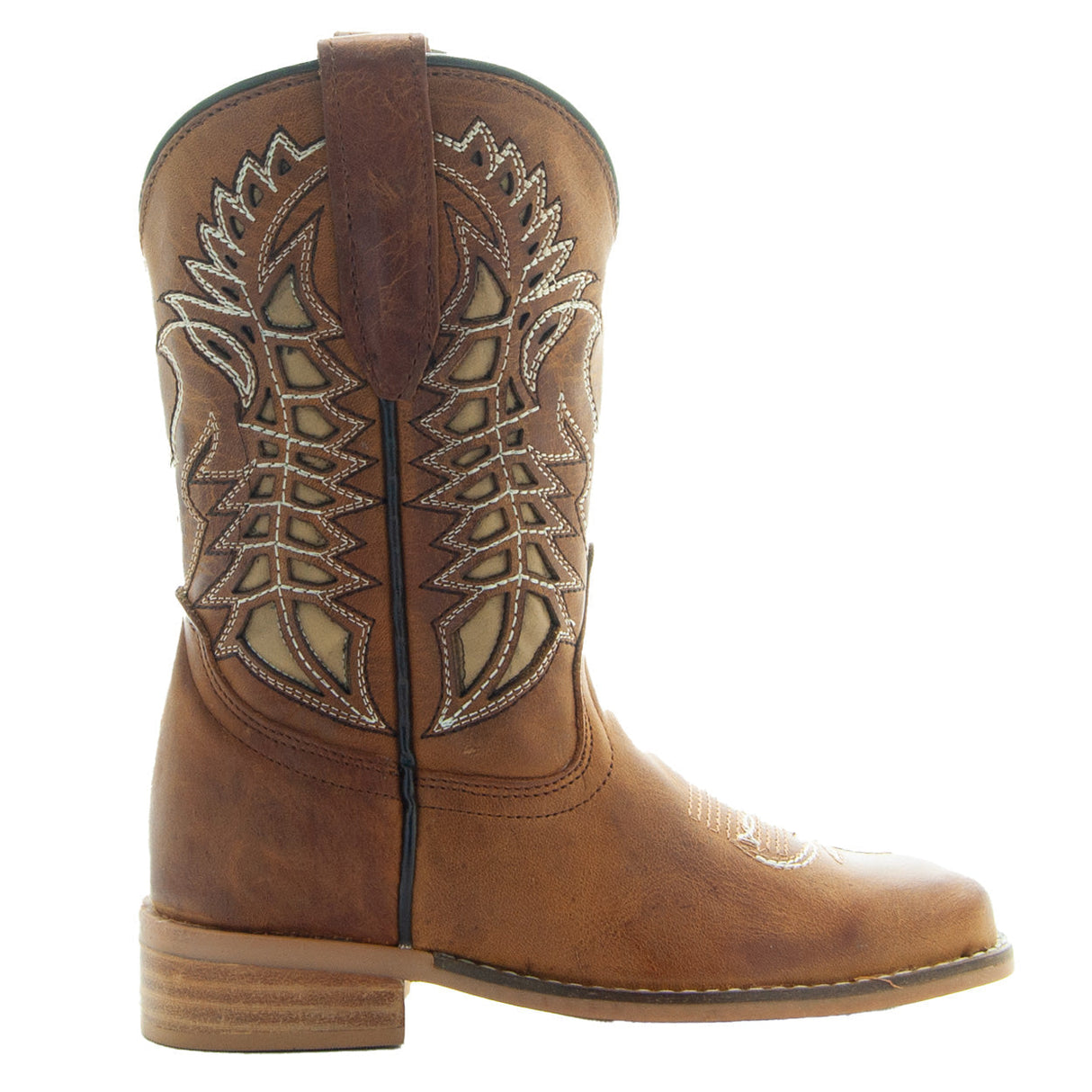 Kids' Tan Country Boots | Everyday Western Boots for Kids (K3007RU) from Soto Boots
