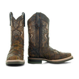 Soto Boots Kids Pirarucu Print Cowboy Boots K4008 from Soto Boots