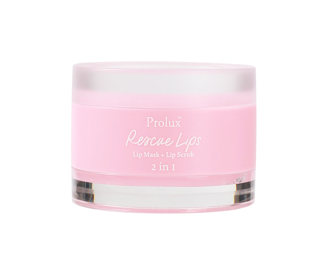 Rescue Lips : Lip Mask + Lip Scrub 2 in 1 from Prolux Cosmetics