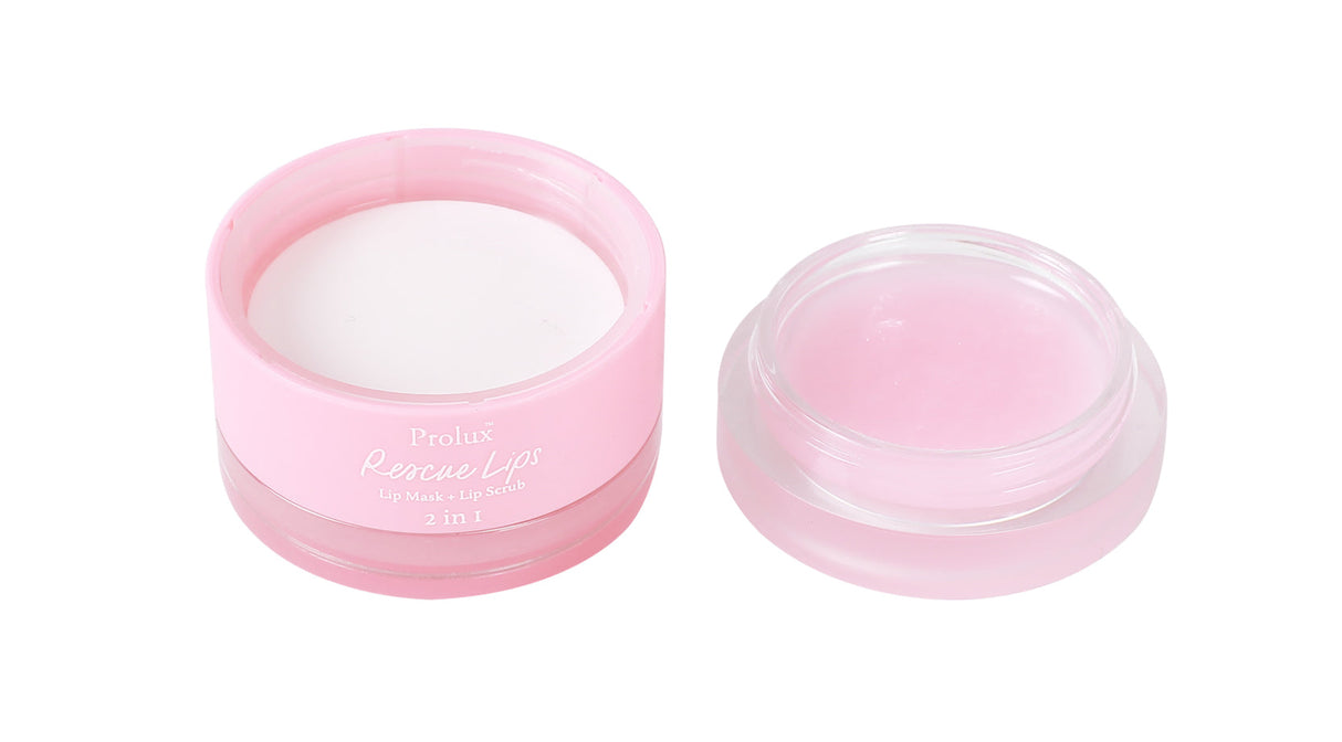 Rescue Lips : Lip Mask + Lip Scrub 2 in 1 from Prolux Cosmetics