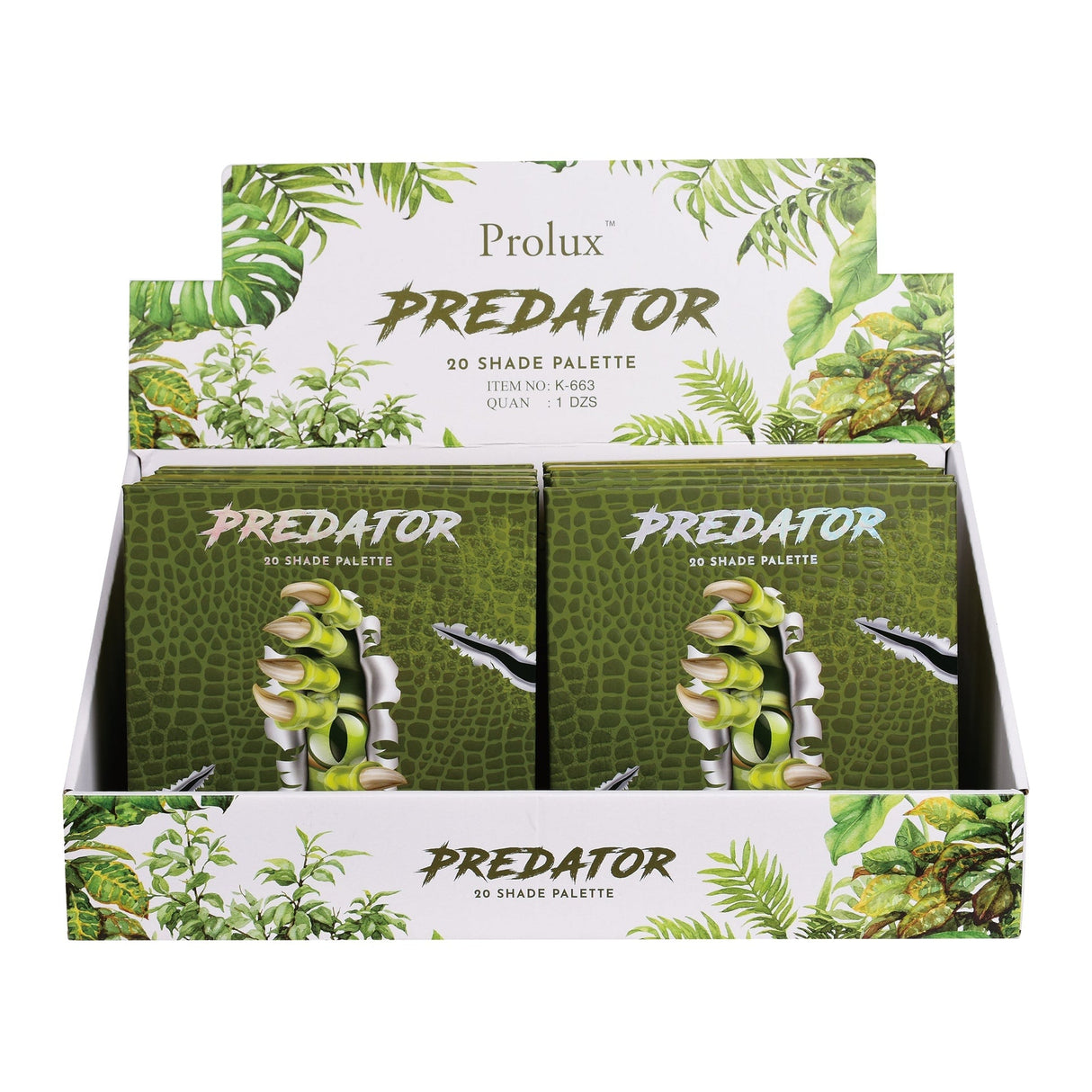 Predator Neutral Eyeshadow Palette From Prolux Cosmetics