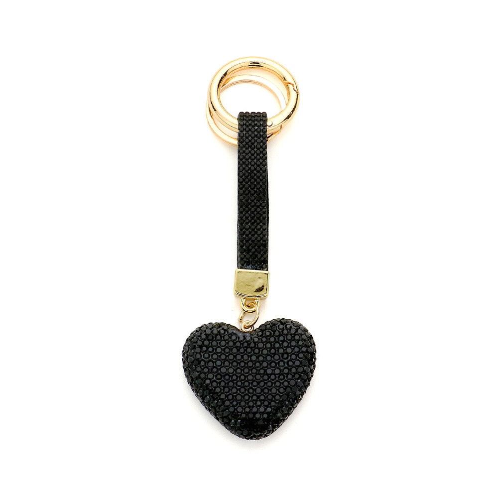 Bling Heart Keychain from Madeline Love