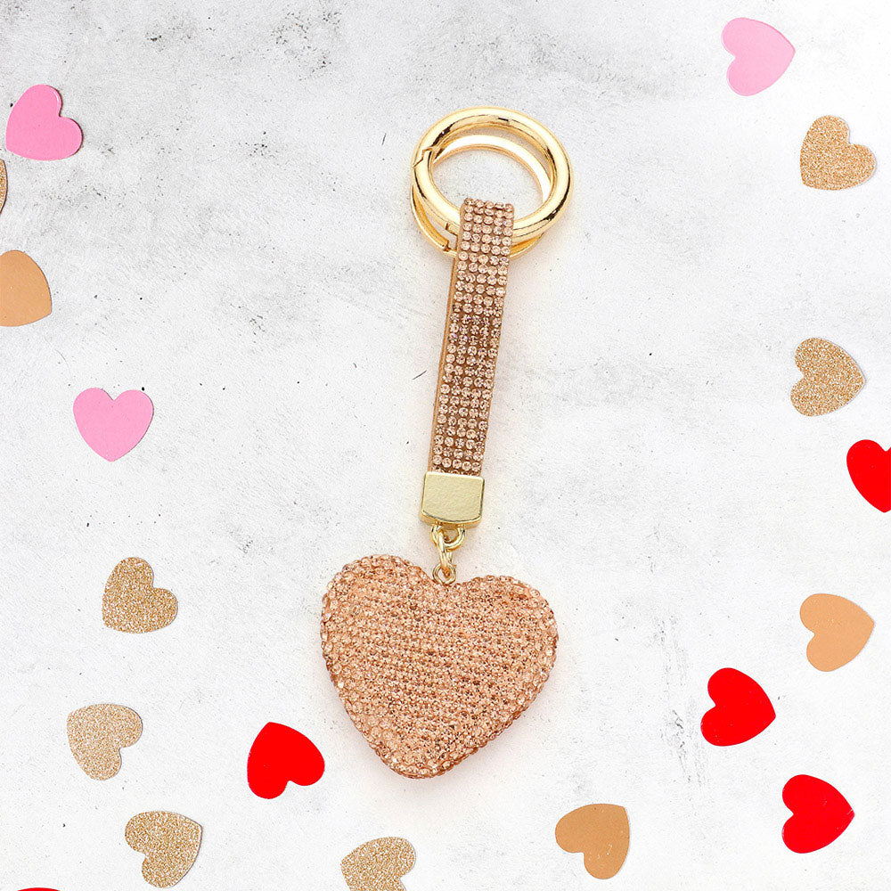 Bling Heart Keychain from Madeline Love