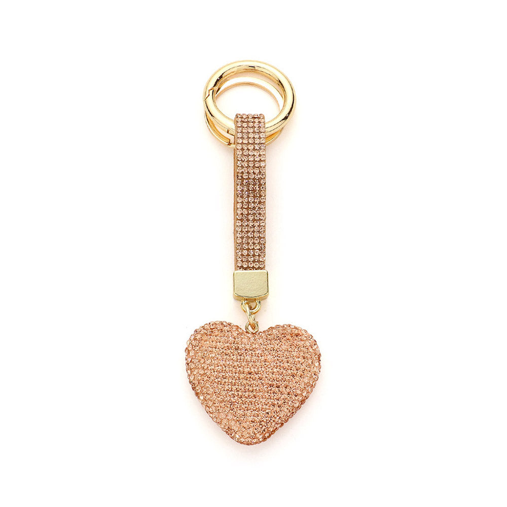 Bling Heart Keychain from Madeline Love