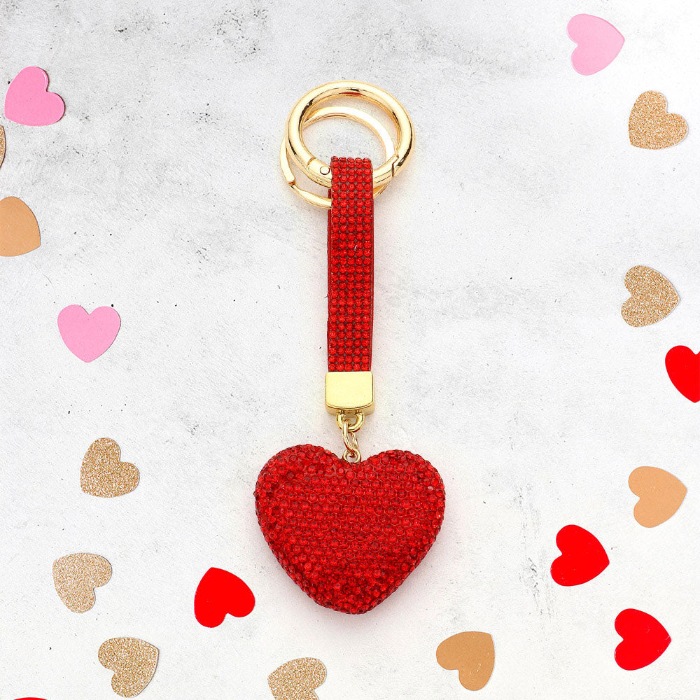 Bling Heart Keychain from Madeline Love