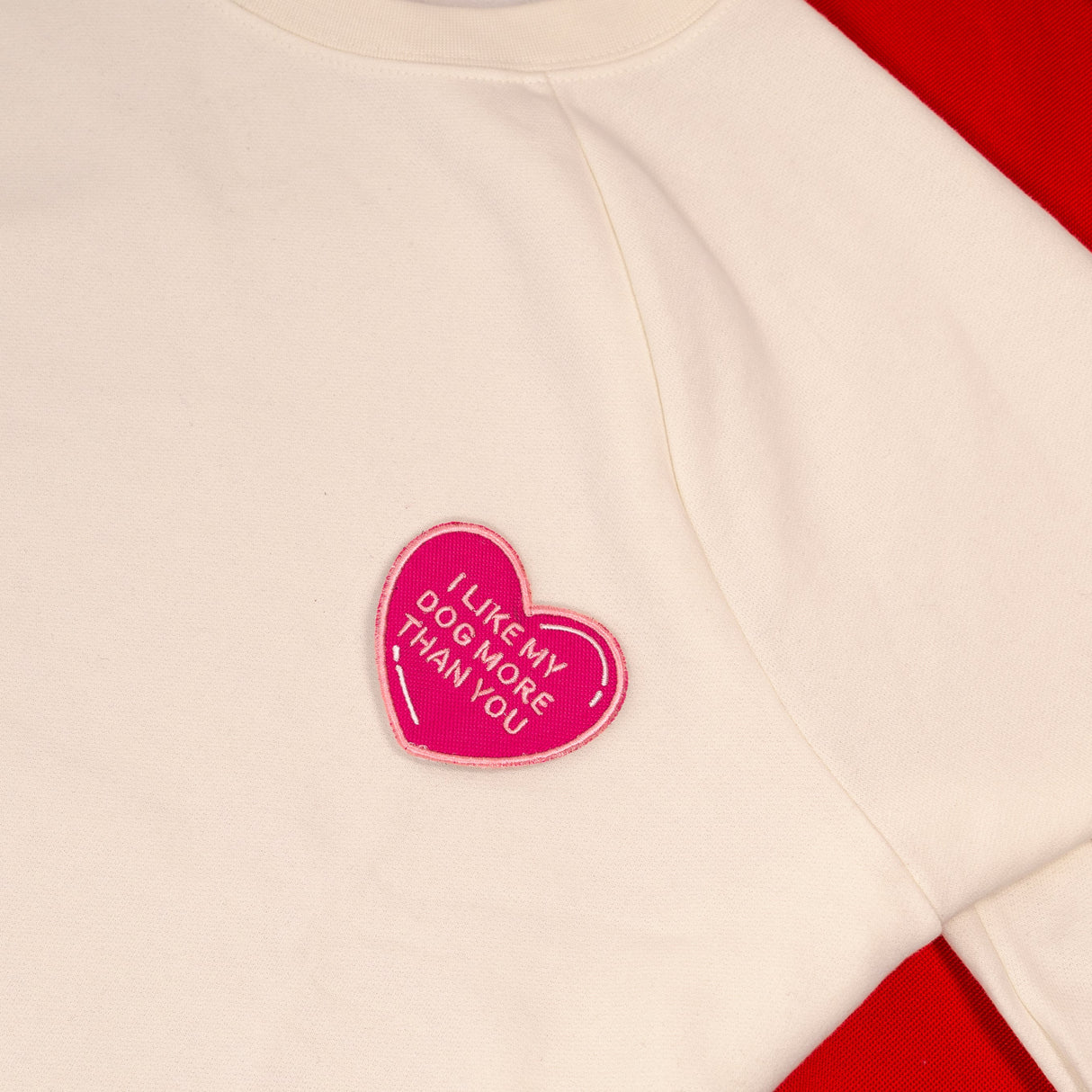 I Like My Dog More Than You Heart Patch from K9 Sport Sack