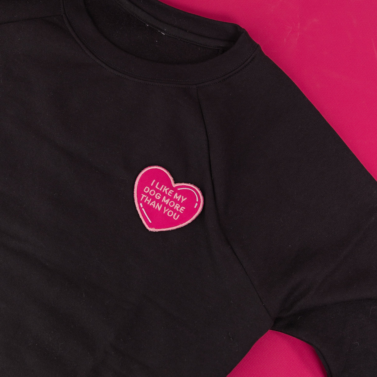 I Like My Dog More Than You Heart Patch from K9 Sport Sack