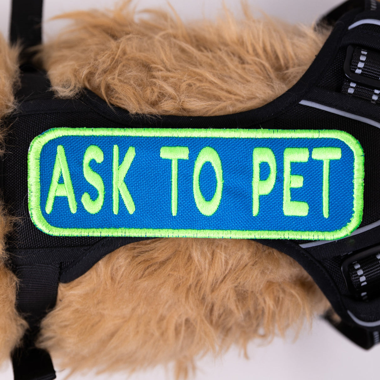 Ask to Pet 2x6 Patch from K9 Sport Sack