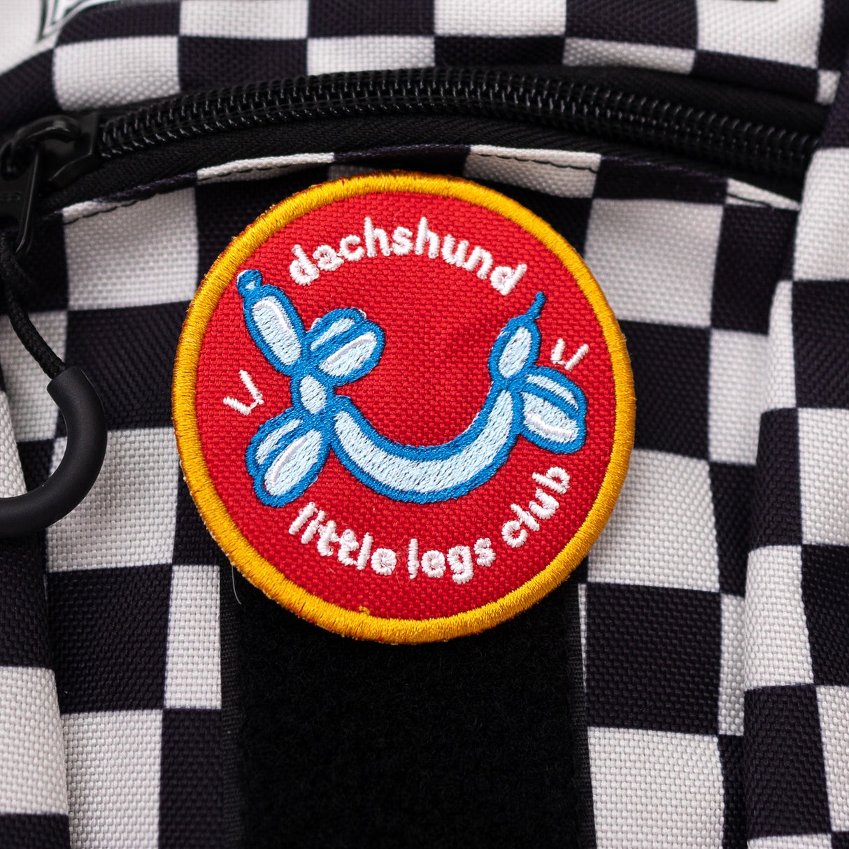 Dachshund Little Legs Club Patch from K9 Sport Sack