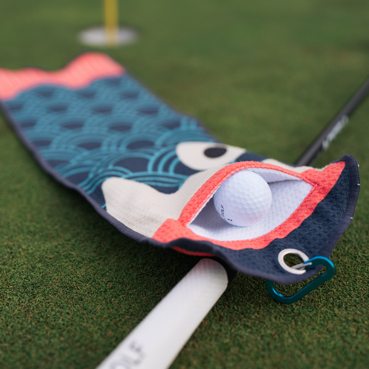 Koi Utility Towel (Blue) from Tomo Golf
