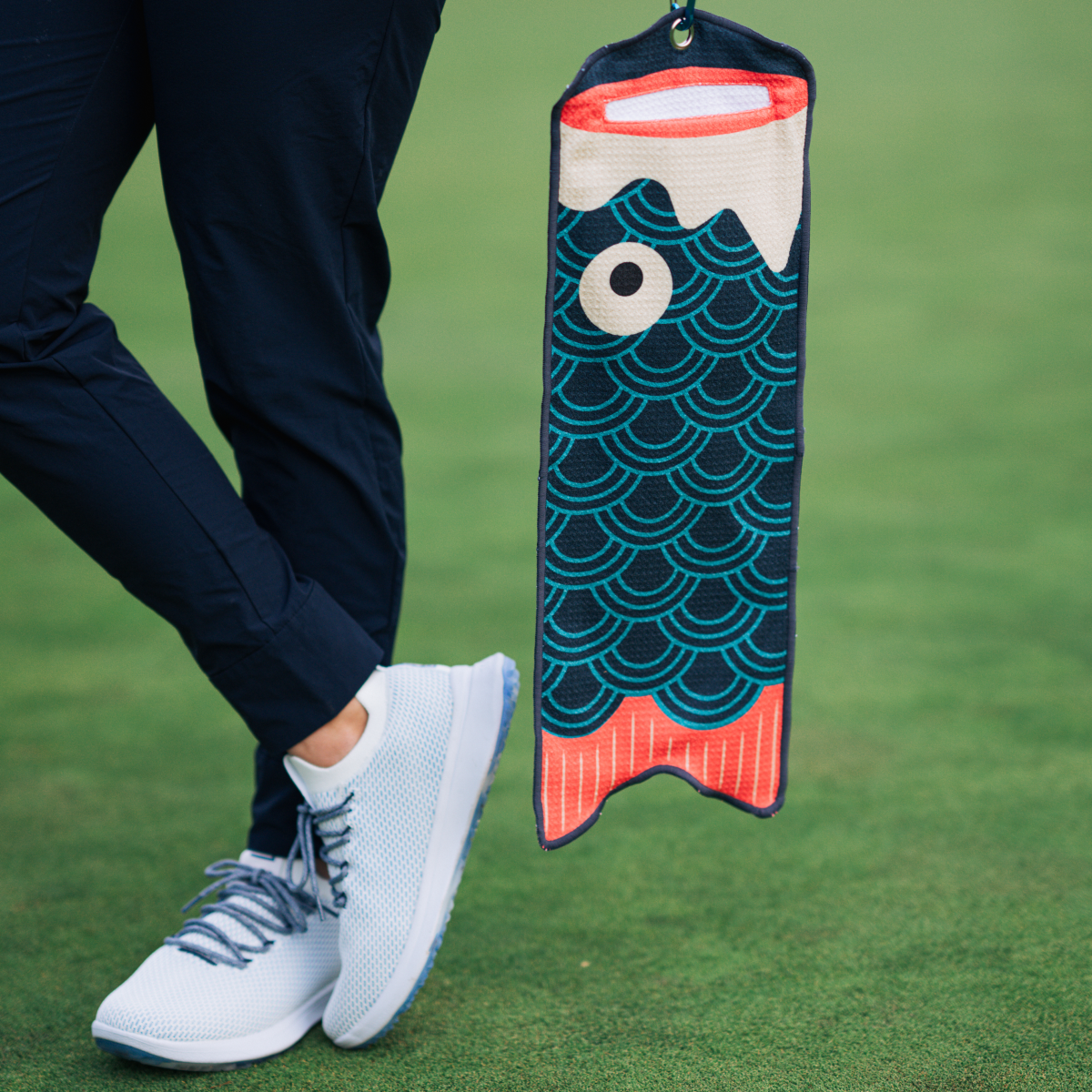 Koi Utility Towel (Blue) from Tomo Golf