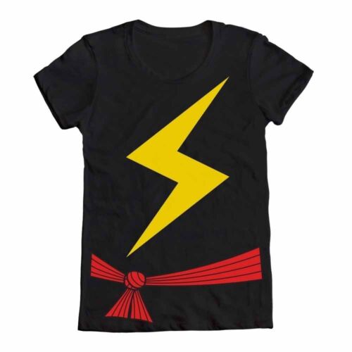 Ms Miss Marvel I Am Costume Avengers Marvel Comics Junior T-Shirt From Your Favorite T Shirts
