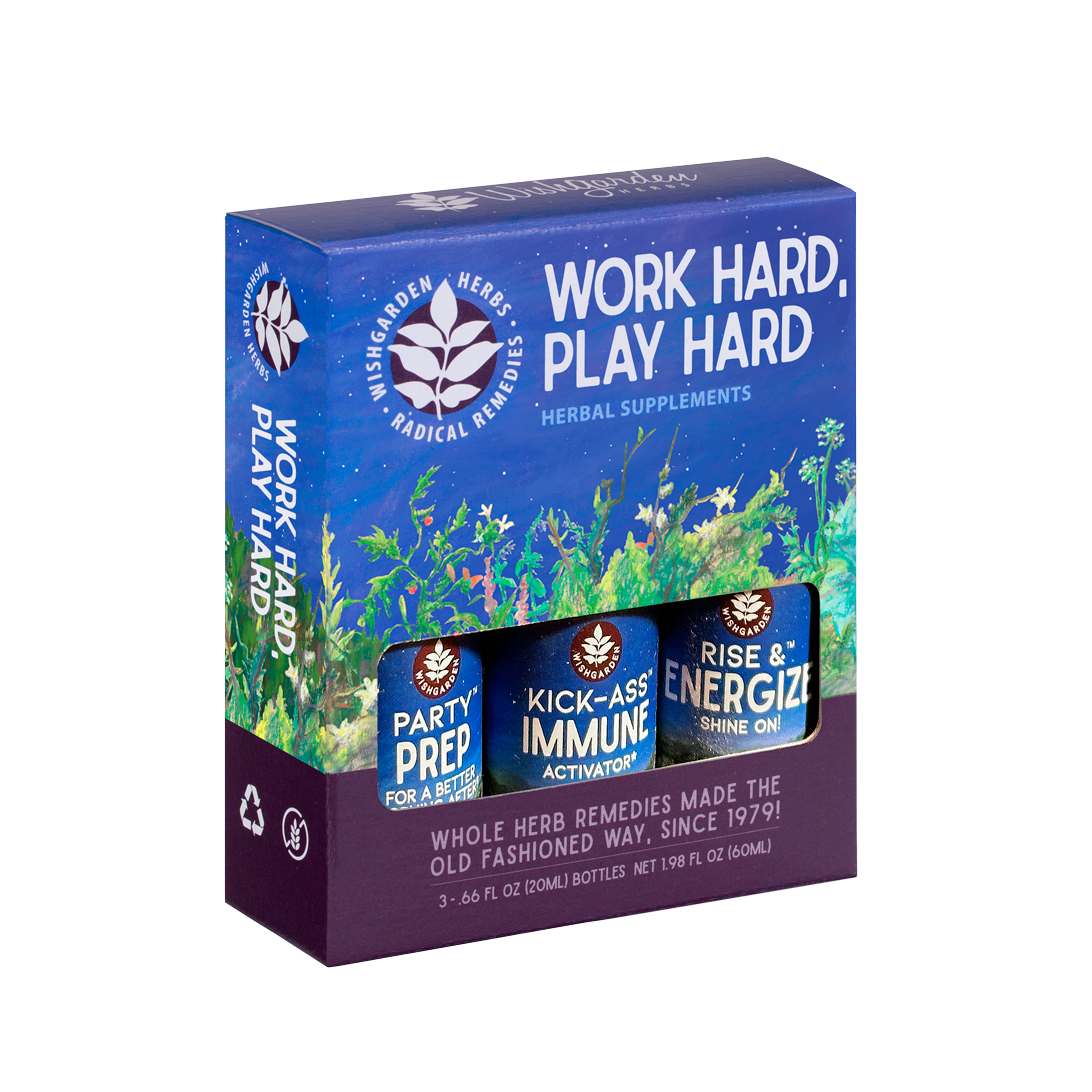 Work Hard, Play Hard 3-Pack from WishGarden Herbs