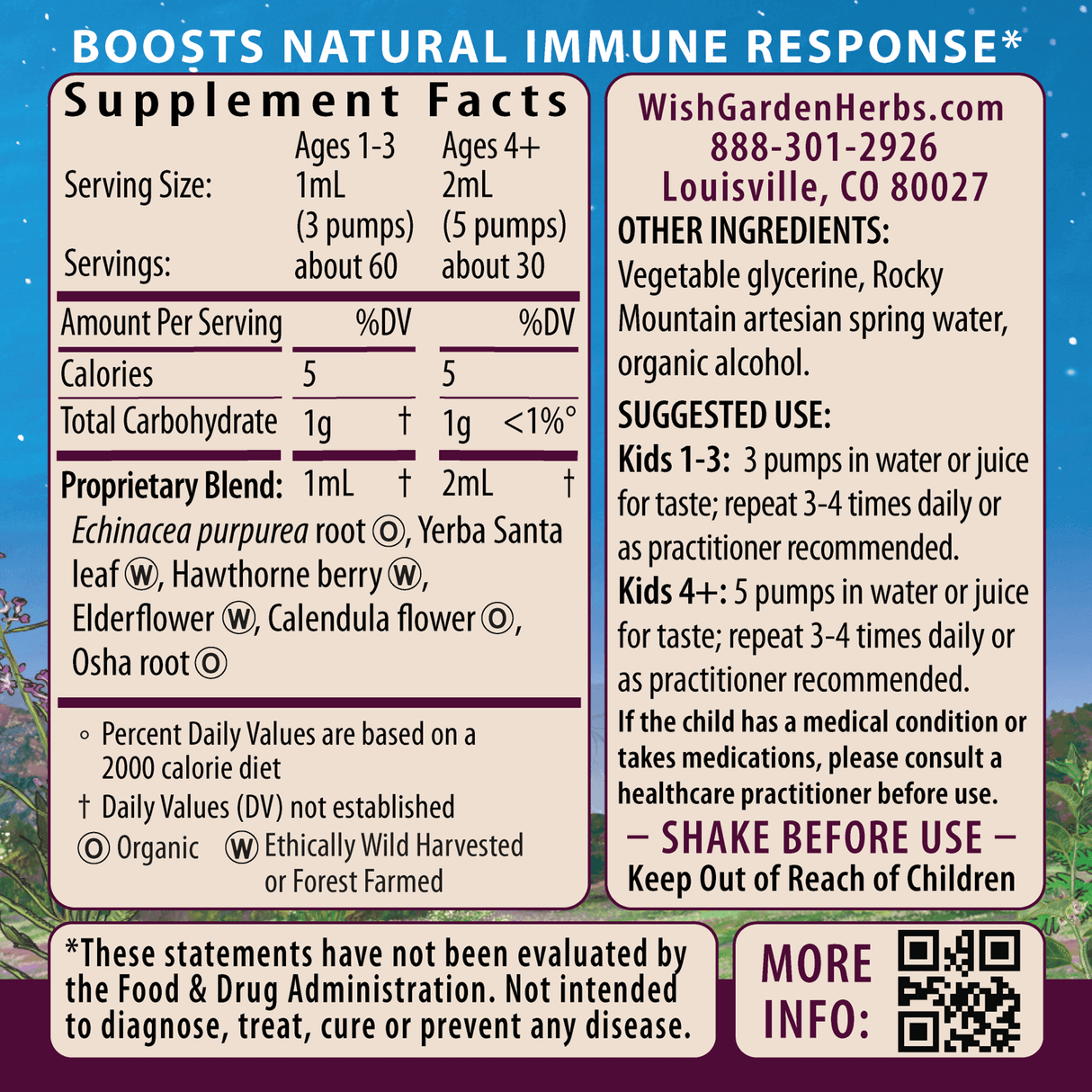 Kick-It Immune Activator For Kids from WishGarden Herbs