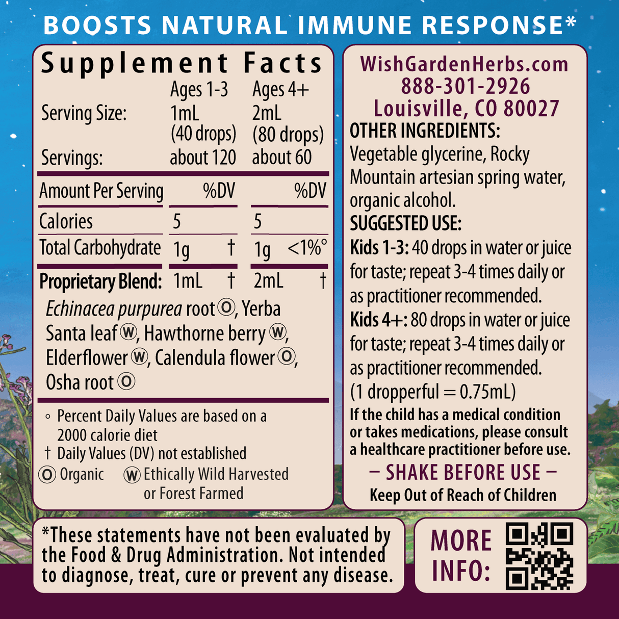 Kick-It Immune Activator For Kids from WishGarden Herbs