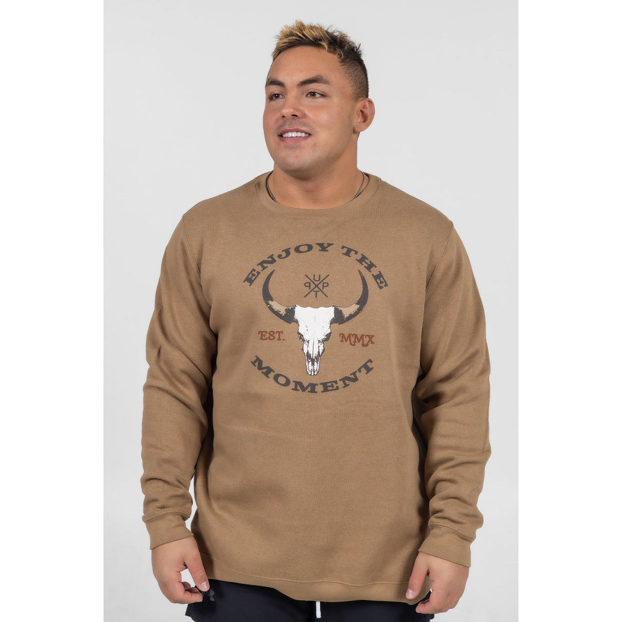 UPTOP WESTERN SKULL 3.0 CREWNECK SWEATSHIRT From UpTop