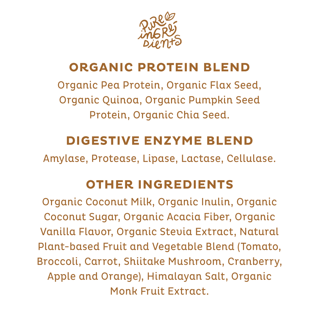 KOS Organic Plant Protein, Vanilla, Single Serving from KOS.com