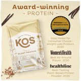 KOS Organic Plant Protein, Vanilla, Single Serving from KOS.com