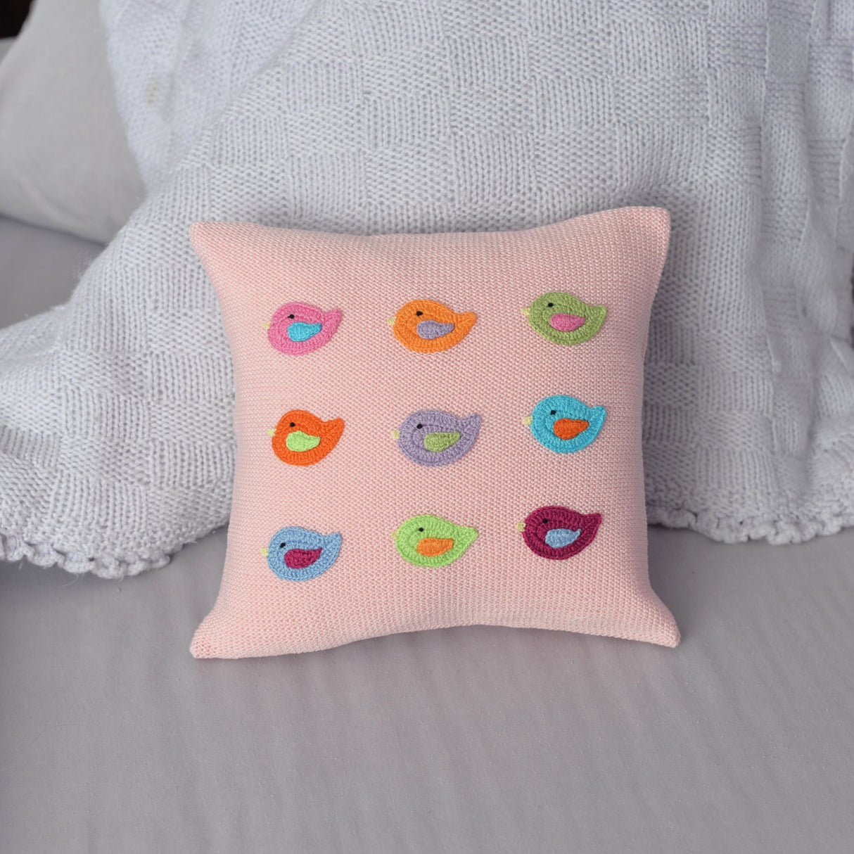 Bird 10" Pillow from Melange Collection