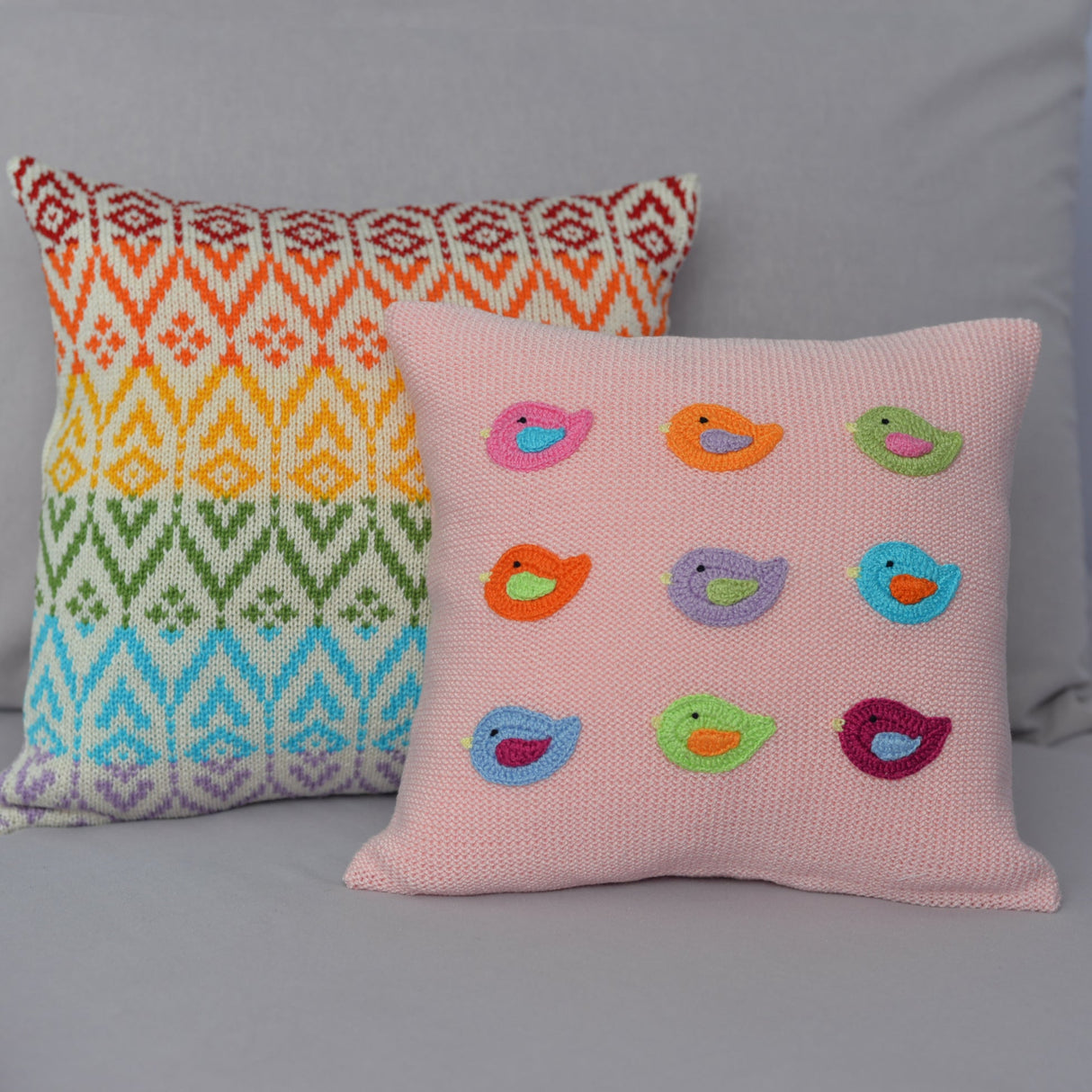 Bird 10" Pillow from Melange Collection