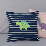 Dinosaur 10" Pillow, Navy from Melange Collection