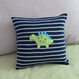 Dinosaur 10" Pillow, Navy from Melange Collection