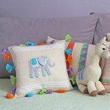 Elephant Tassel 10" Pillow from Melange Collection