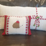 Gift Lumbar Pillow, Ecru from Melange Collection