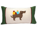 Dachshund Lumbar Pillow from Melange Collection