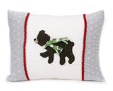 Brown Bear Mini Pillow from Melange Collection