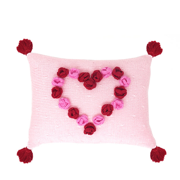 Flower Heart 8 x 11 Pillow from Melange Collection