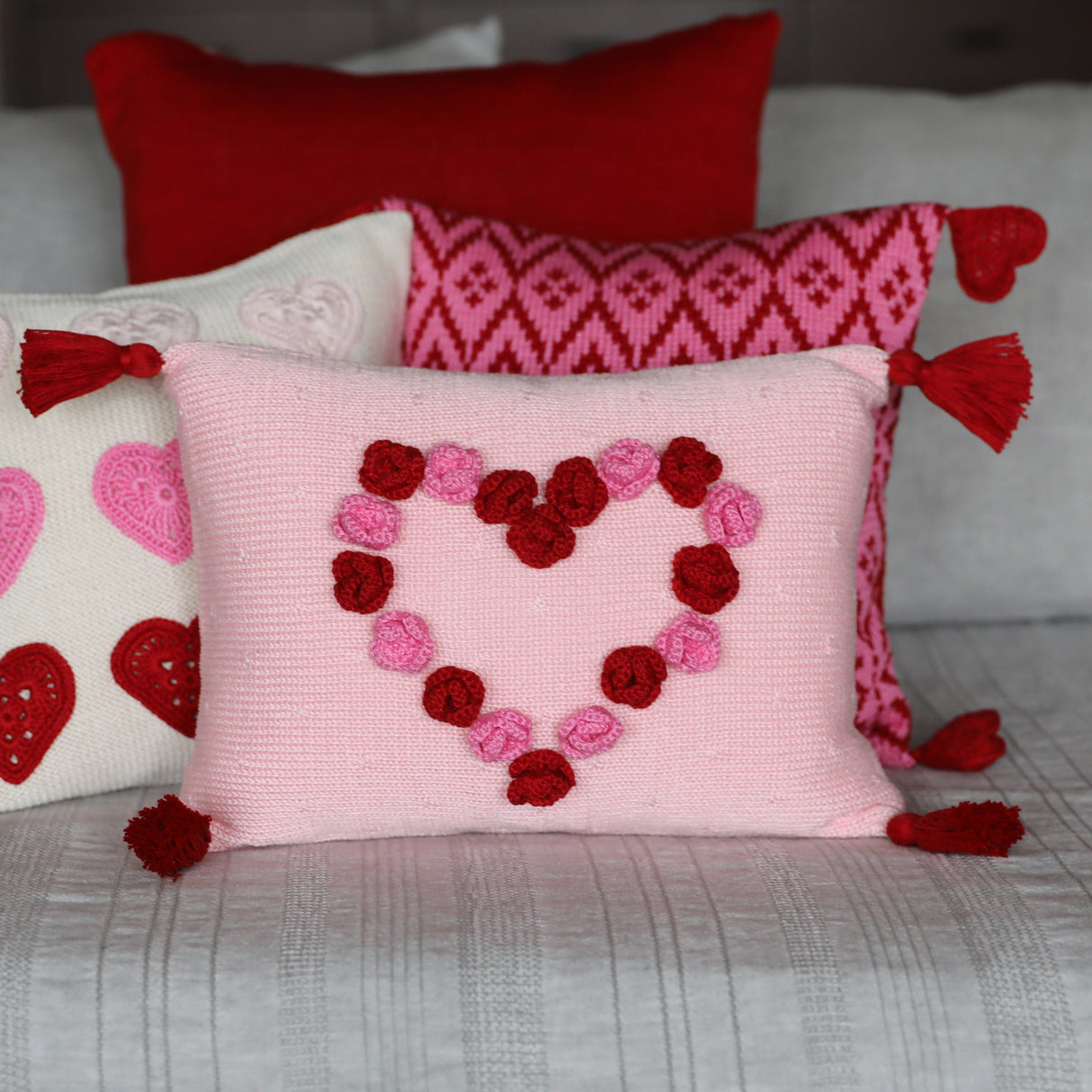 Flower Heart 8 x 11 Pillow from Melange Collection