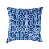 Blue Nordic Pattern Pillow, 14" from Melange Collection