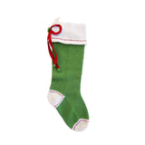 Bow Stocking, Green from Melange Collection