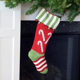Candy Cane Stocking from Melange Collection